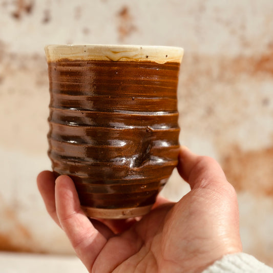 Chestnut Cup with Dimple